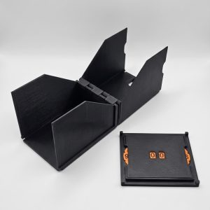 Deckbox Plegable de Mazo EDH de MTG con Tapa de Contador de Vidas