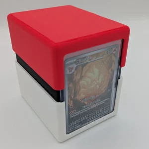 Caja de cartas para mazos de Pokémon TCG para 3x4 Toploaders - 60 cartas
