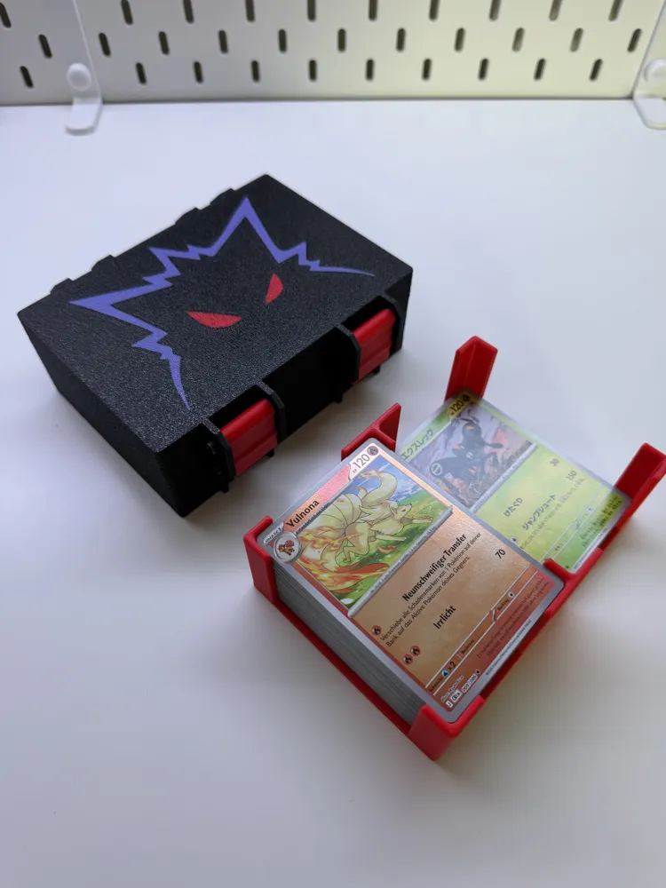 Deck Box Doble para Pokémon TCG - Edición Fantasma (Capacidad 240+ Cartas) - Imagen 4