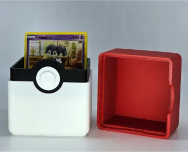 Deck Box / Caja para Mazo - Diseño Pokébola (Doble Capacidad)