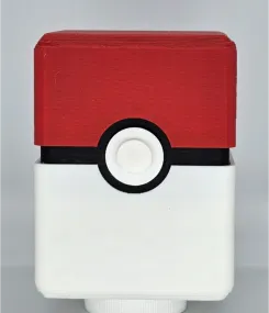 Deck Box / Caja para Mazo - Diseño Pokébola (Doble Capacidad) - Imagen 2