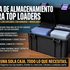 Caja de Almacenamiento Profesional para Cartas y Top Loaders