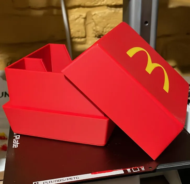 Deck Box "Burger" - Caja para Cartas Inspirada en McDonald's - Imagen 2