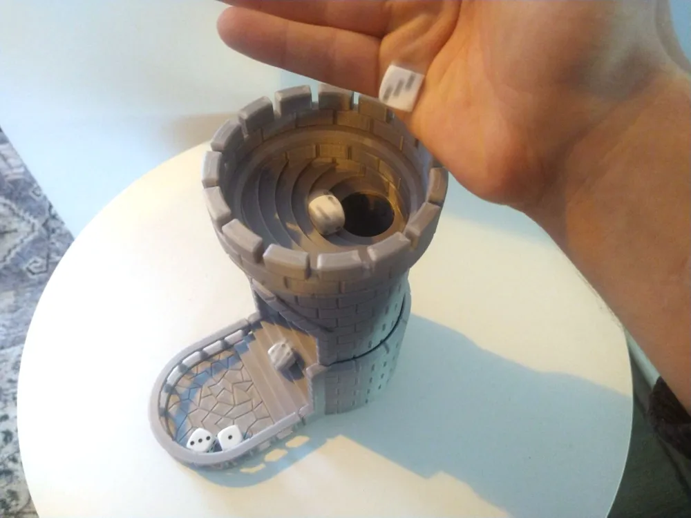 Torre de Dados con Recarga Automática ("¡Aplasta!") - Diseño Castillo - Imagen 3