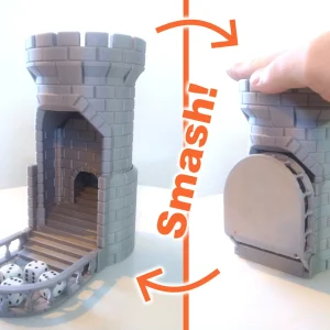 Torre de Dados con Recarga Automática ("¡Aplasta!") - Diseño Castillo